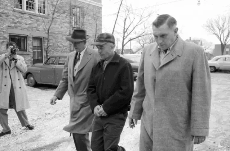 Art Schley (right) and Ed Gein