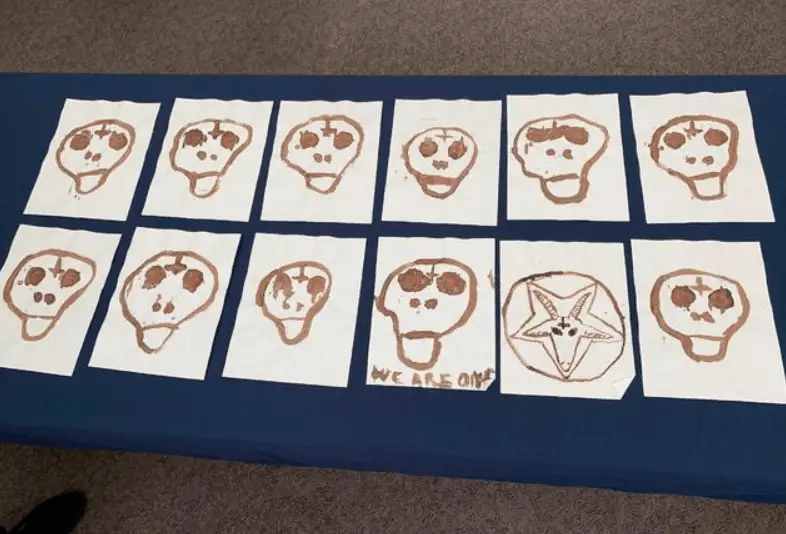 Skulls drawn by Israel Keyes