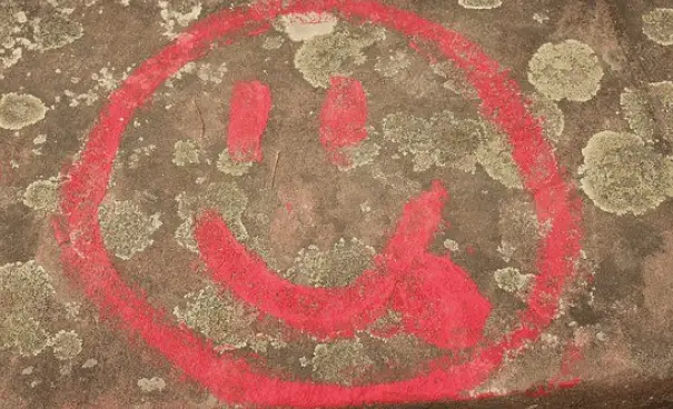 Smiley face killer graffiti