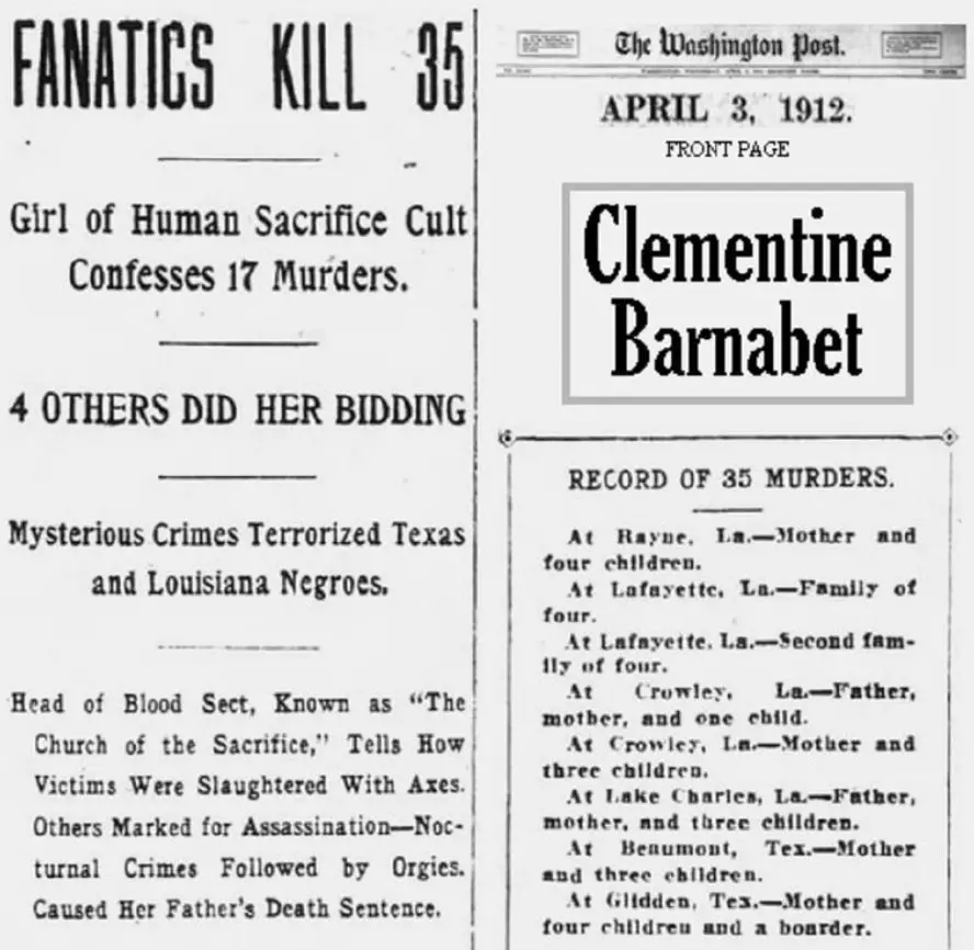 Clementine barnabet 35 murders