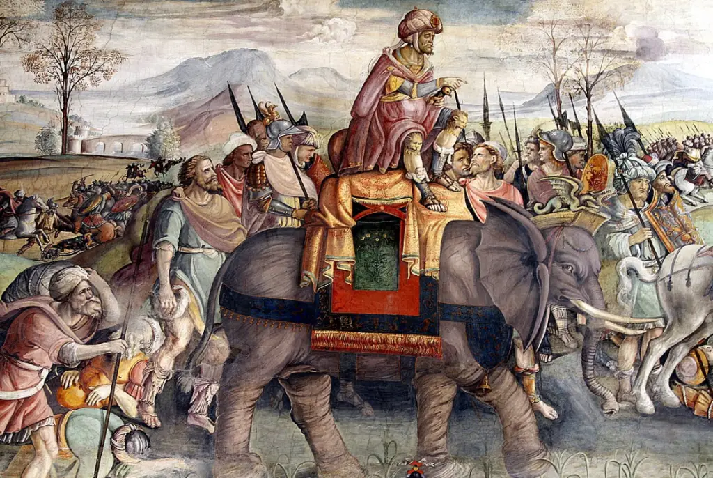 Hannibal crossing the Alps