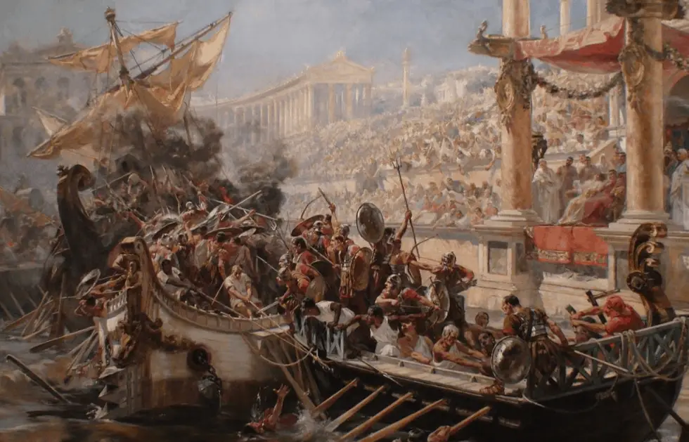 Boat Battle Rome