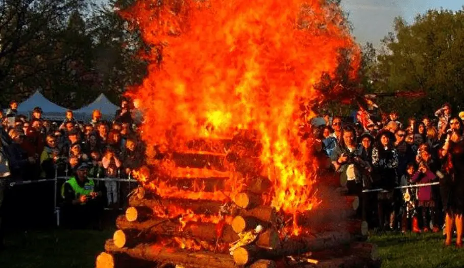 Witch burning czech republic